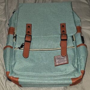 💫Green and Brown Backpack